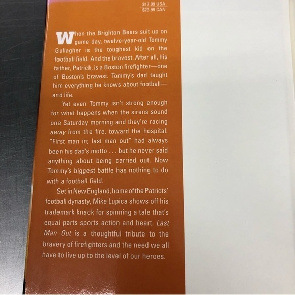 Last Man Out by: Mike Lupica.  Hardback book - Picture 3 of 8